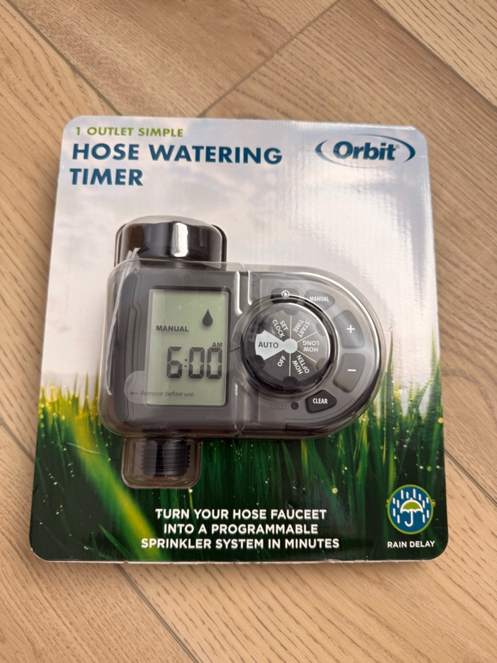 Orbit Hose Watering Timer for Yards & Gardens - Single Outlet